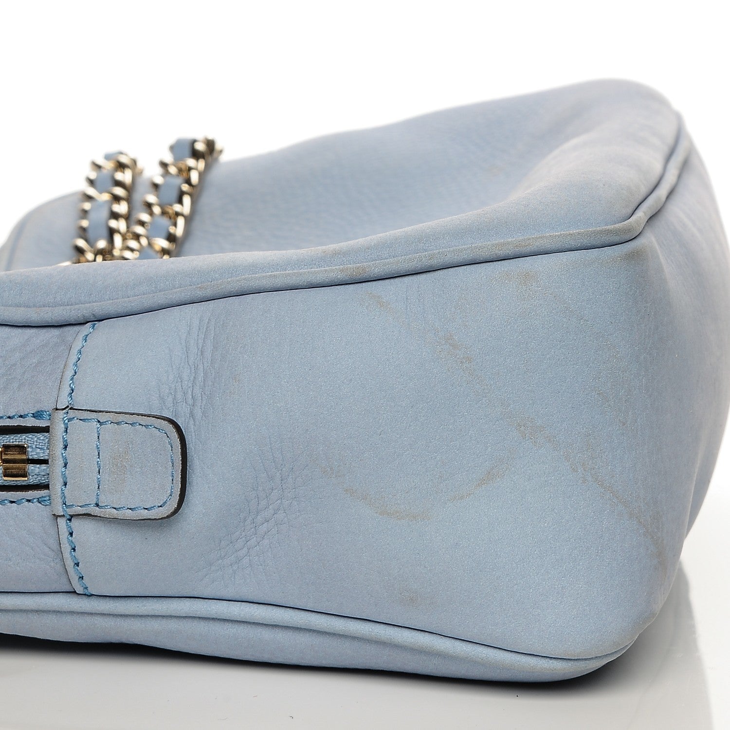 Gucci Vitello Range Small Soho Bowler Mineral Blue 11 of 11
