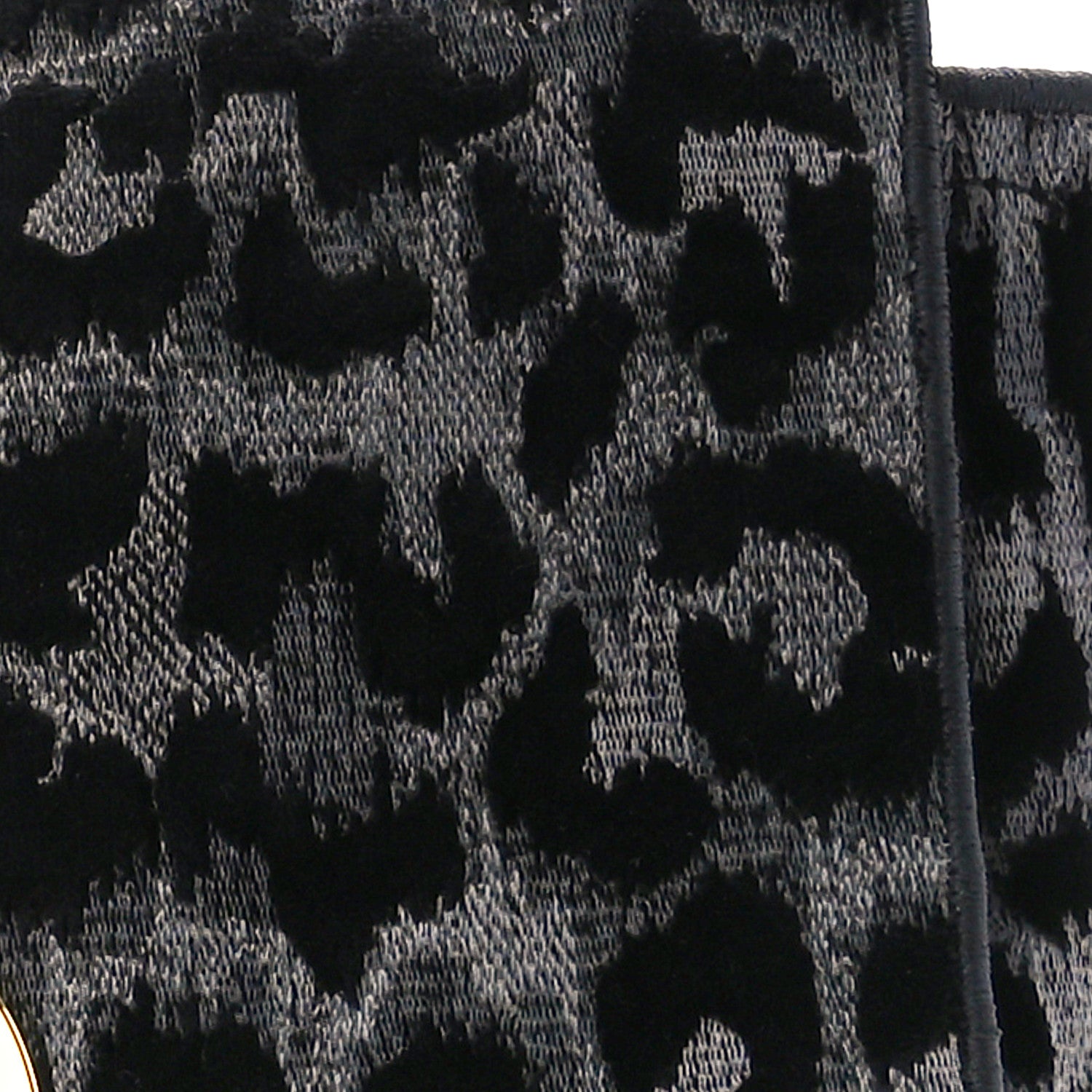 Christian Dior Velvet Mizza Embroidered Medium Caro Bag Gray 8 of 11