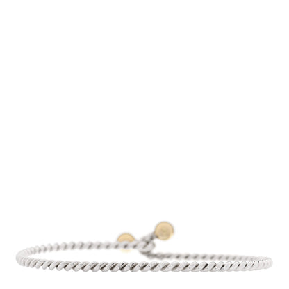 Tiffany Sterling Silver 18K Yellow Gold Hook Bangle Bracelet 2 of 3
