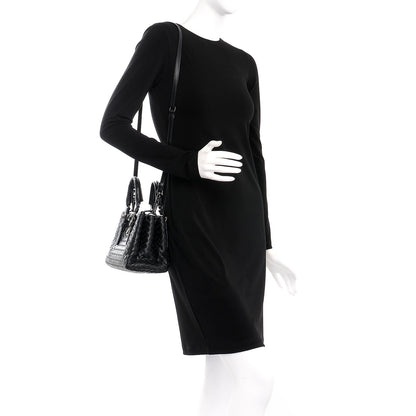 Bottega Veneta Nappa Intrecciato Baby Roma Tote Nero Black 2 of 7
