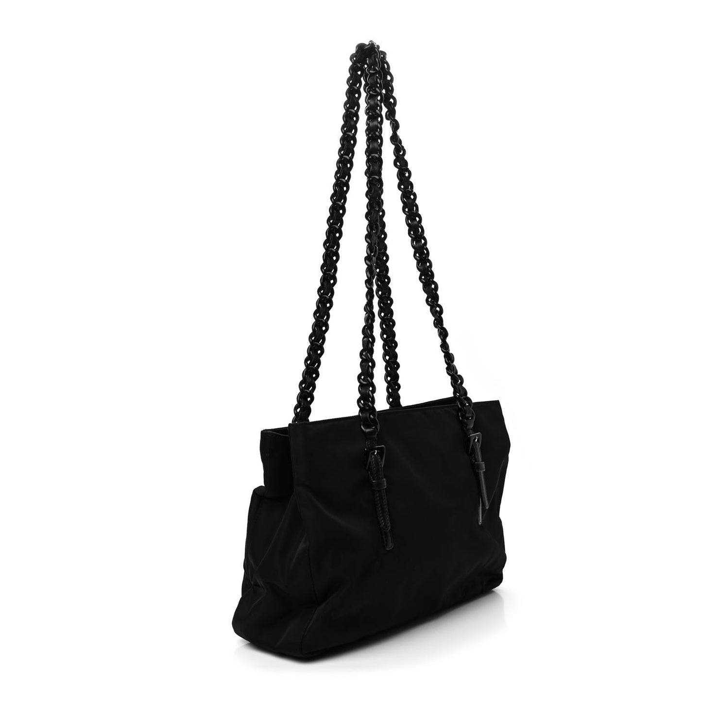 Tessuto Nylon Bacheli Shoulder Bag Black