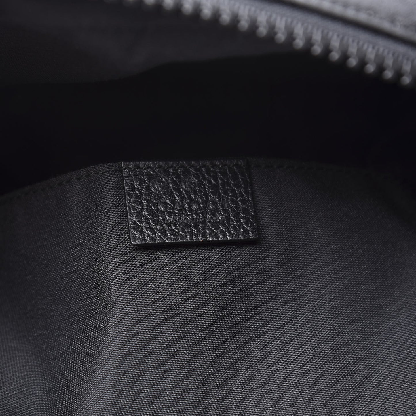 Nylon Monogram Fanny Pack Belt Bag Black