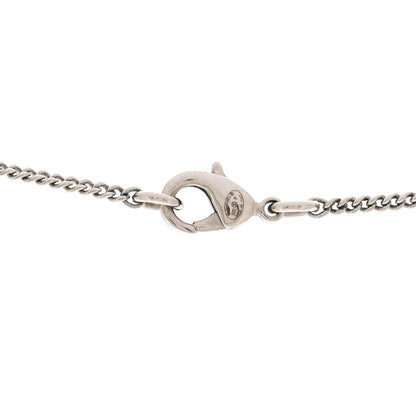 Chanel Crystal CC Star Pearl Drop Necklace Silver 5 of 5