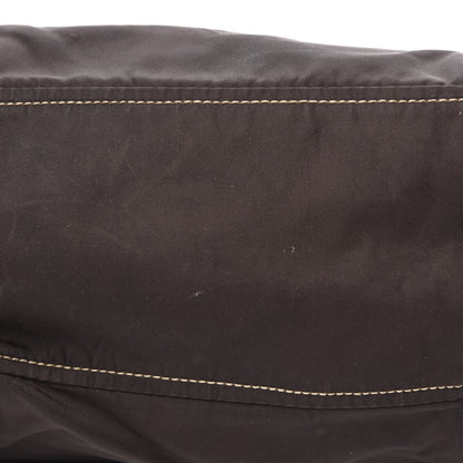 Prada Tessuto Nylon Calfskin Hobo Moro 11 of 16