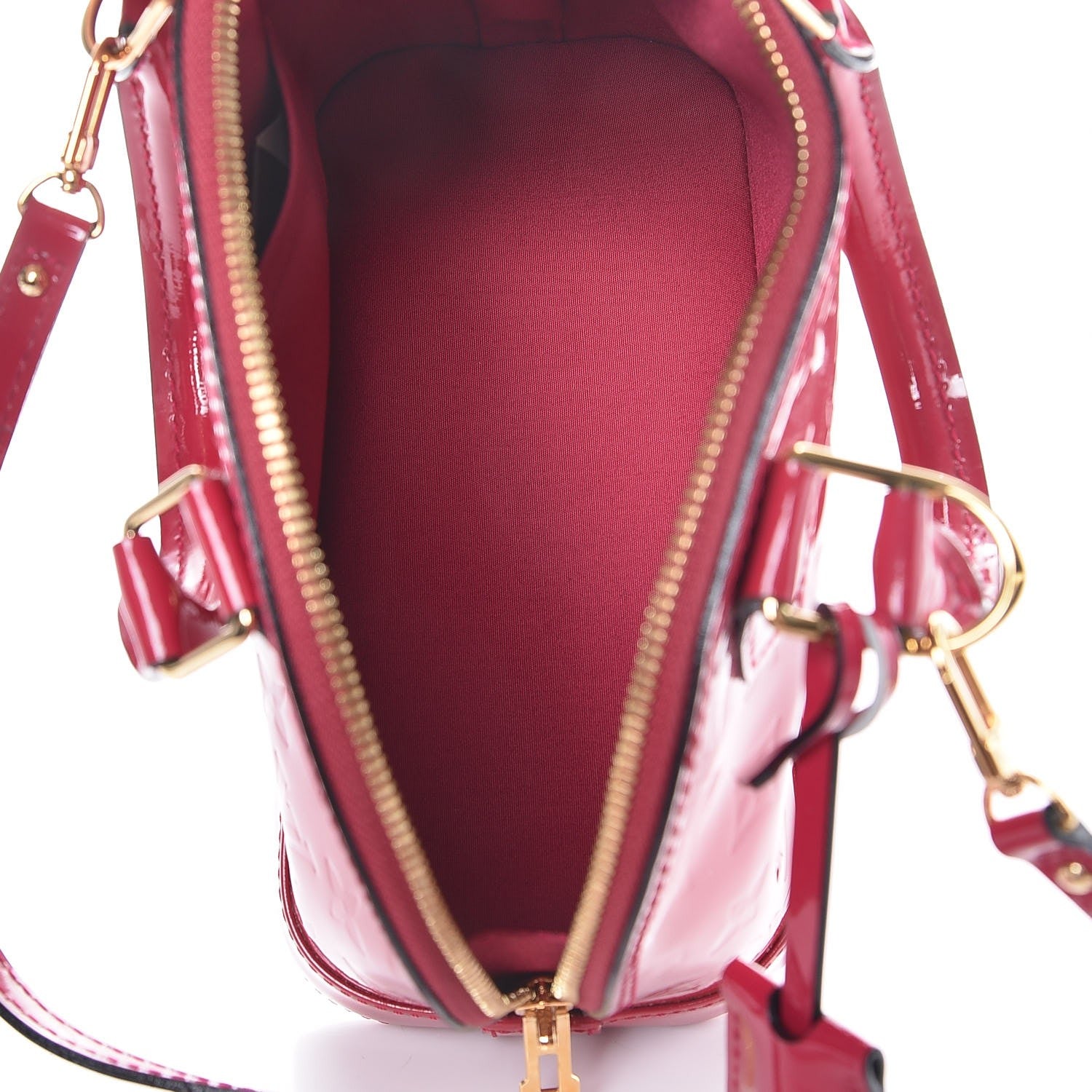 Louis Vuitton Vernis Alma BB Rose Indien 5 of 7