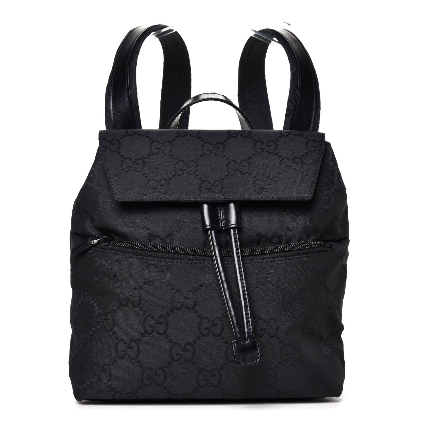 Gucci Nylon Monogram Backpack Black 1 of 4
