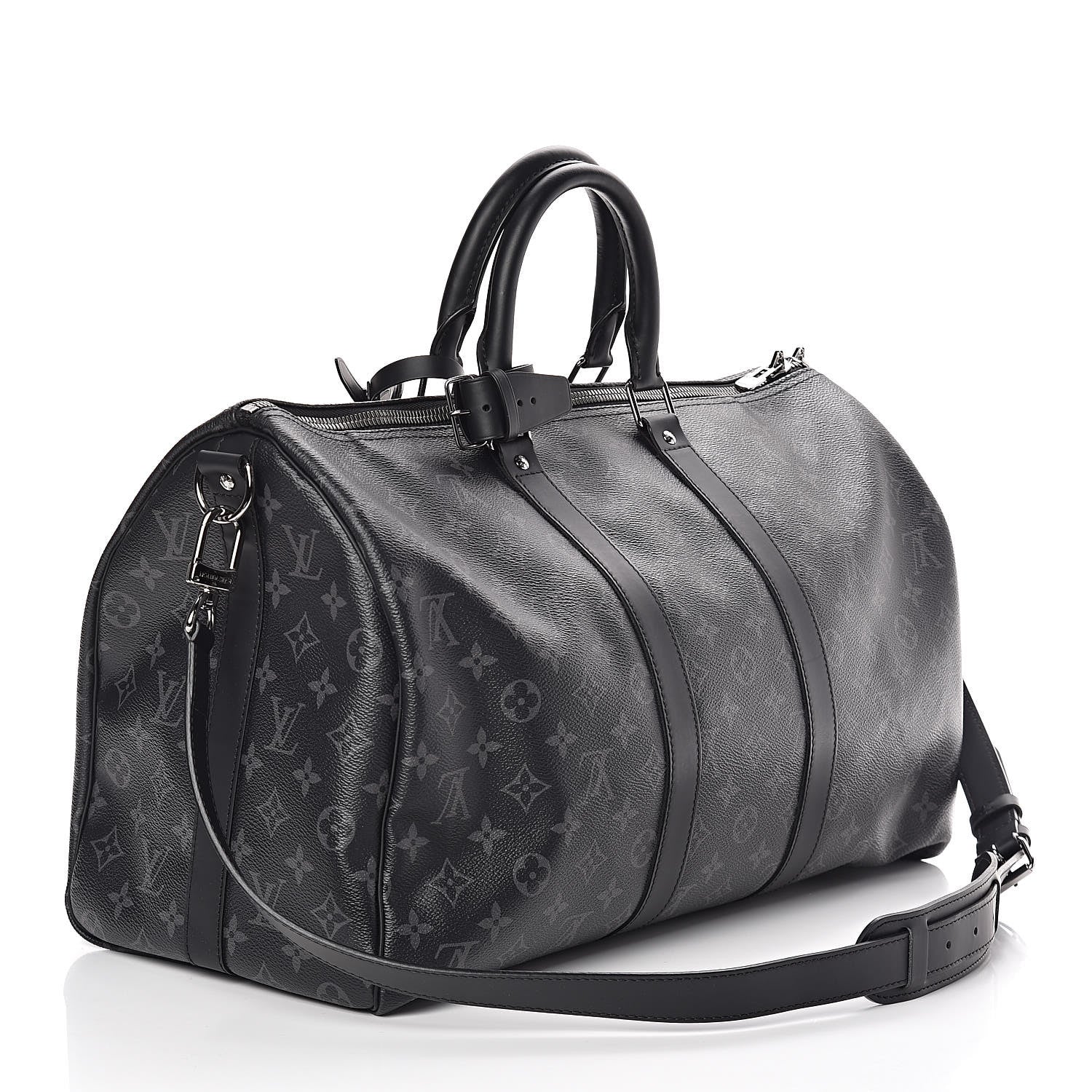 Louis Vuitton Monogram Eclipse Keepall Bandouliere 45 3 of 9