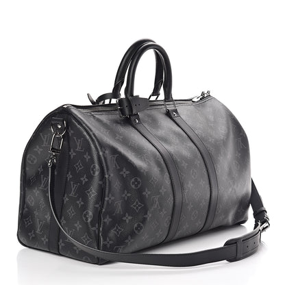 Louis Vuitton Monogram Eclipse Keepall Bandouliere 45 3 of 9