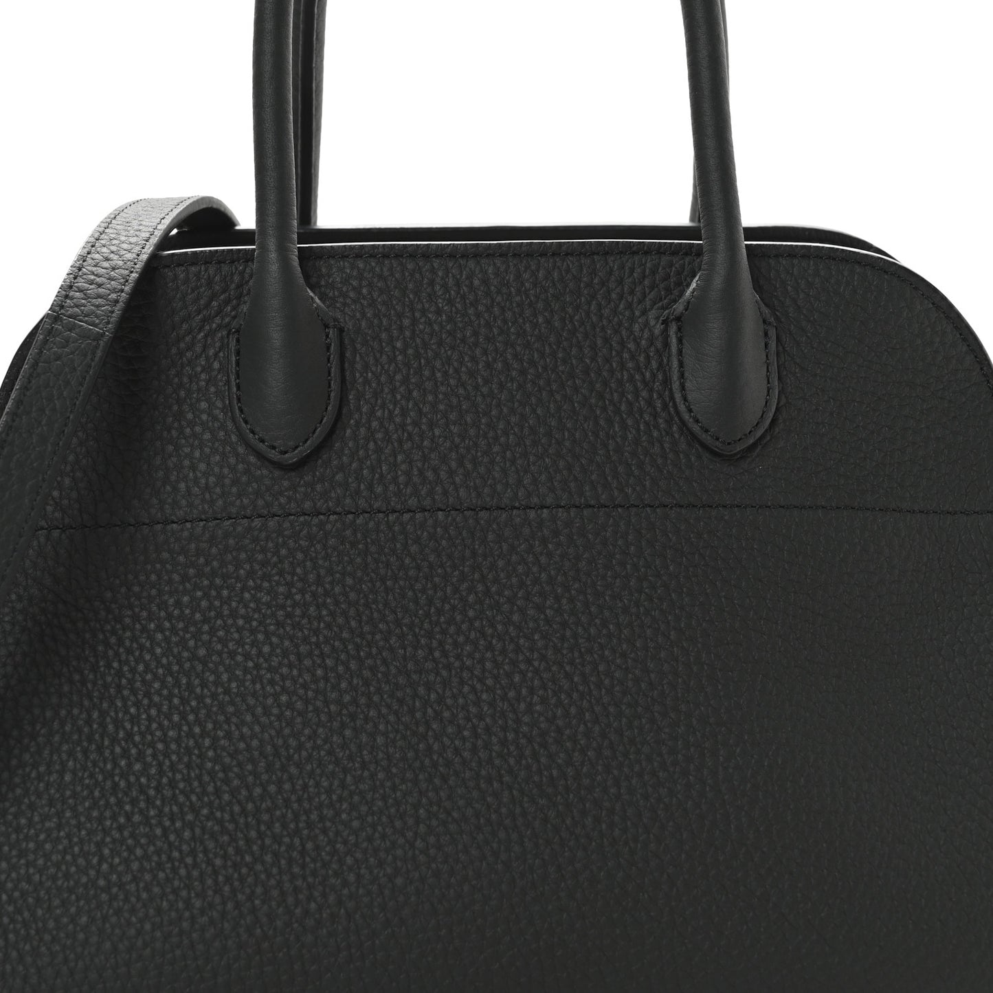 Grained Calfskin Soft Margaux 10 Bag Grey