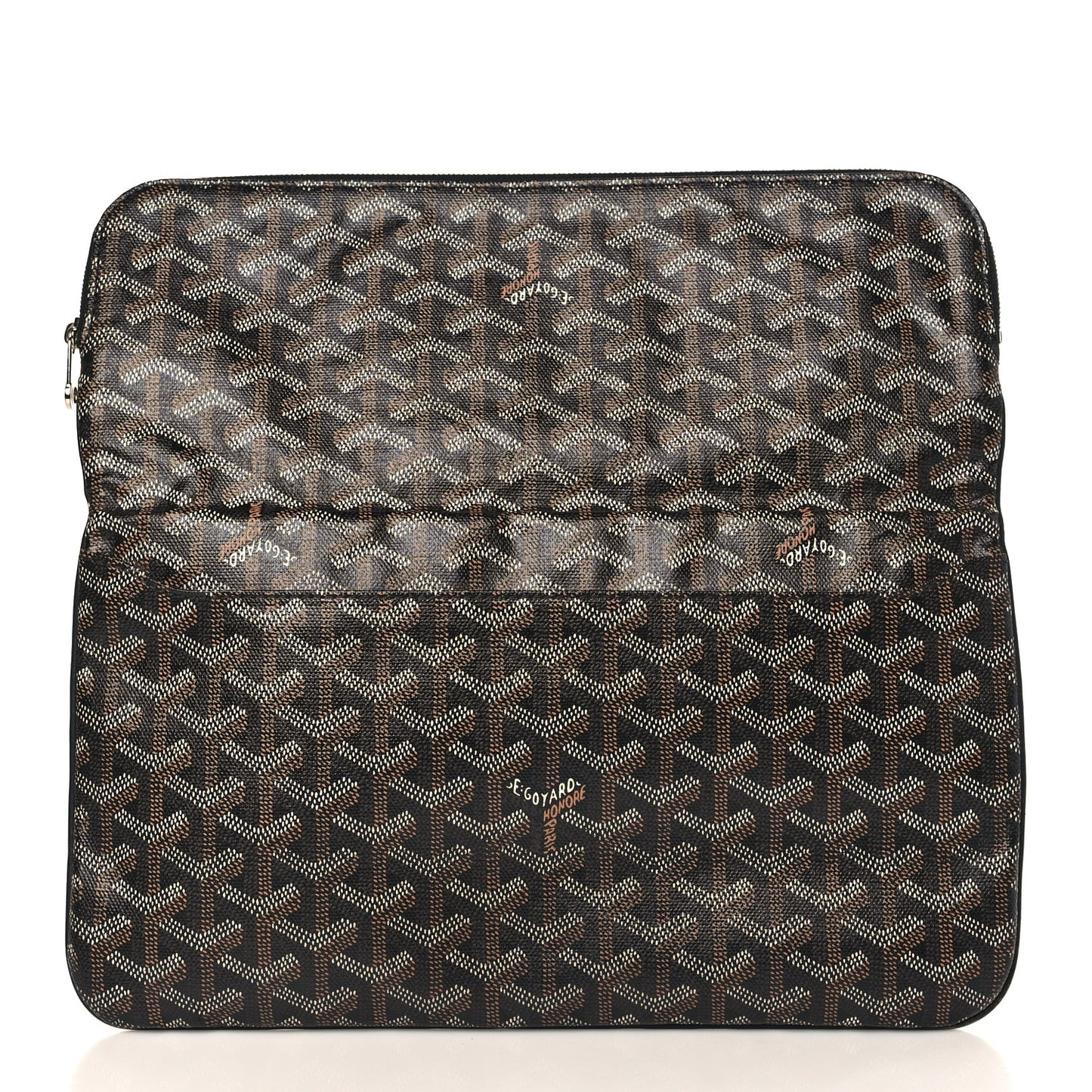 Goyardine Sainte Marie Soft Clutch Black