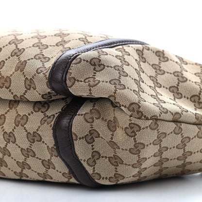 Gucci Monogram Medium Techno Horsebit Hobo Brown 10 of 10