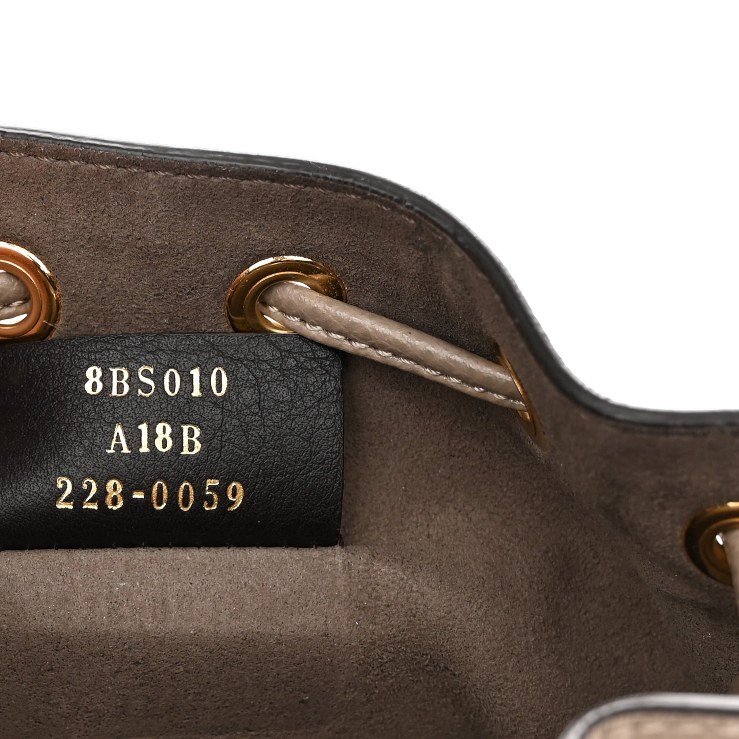 Vitello Cruise F is Fendi Mini Mon Tresor Bucket Bag Tortora