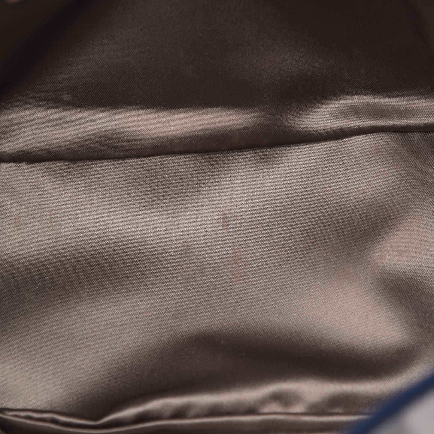 Patent Calfskin Mademoiselle Lock Bijoux Chain Flap Blue