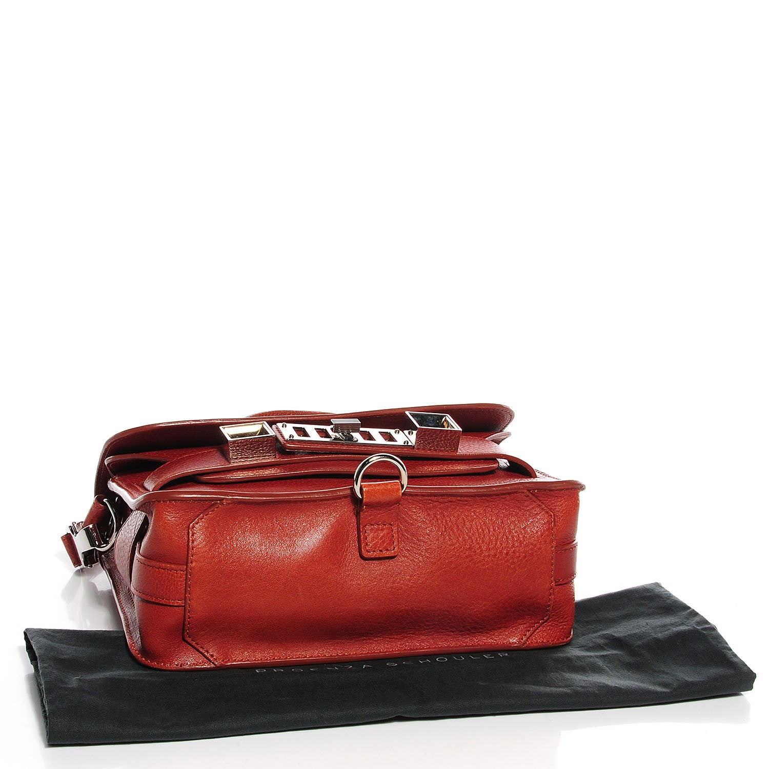 Proenza Schouler Calfskin Mini PS11 Classic Shoulder Bag Saddle 4 of 13