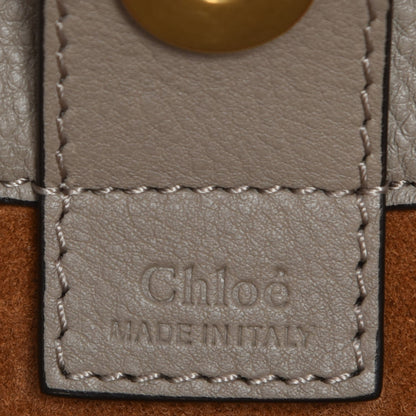 Chloe Smooth Calfskin Medium Milo Shopping Tote Motty Grey 6 of 7