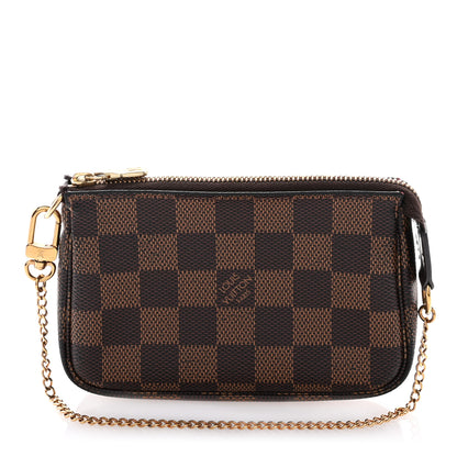 Louis Vuitton Damier Ebene Mini Pochette Accessories 1 of 9