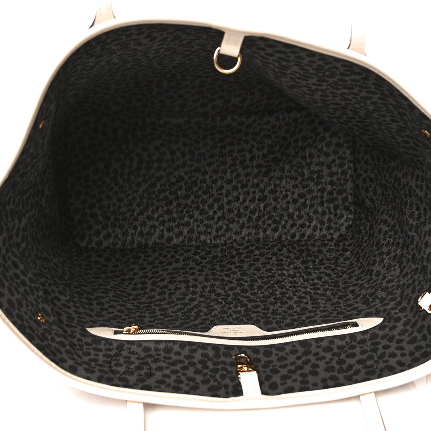 Monogram Giant Wild At Heart Neverfull MM Creme