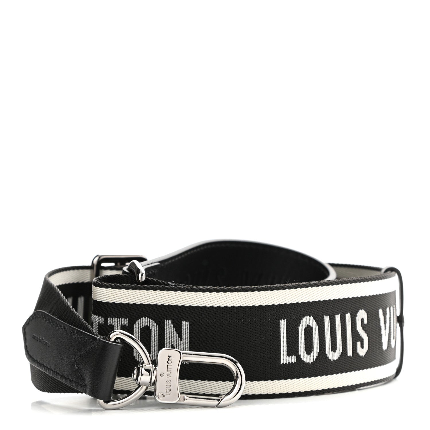 Louis Vuitton Nylon Jacquard Sporty Bandouliere Shoulder Strap Black 1 of 5