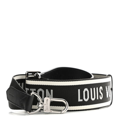 Louis Vuitton Nylon Jacquard Sporty Bandouliere Shoulder Strap Black 1 of 5