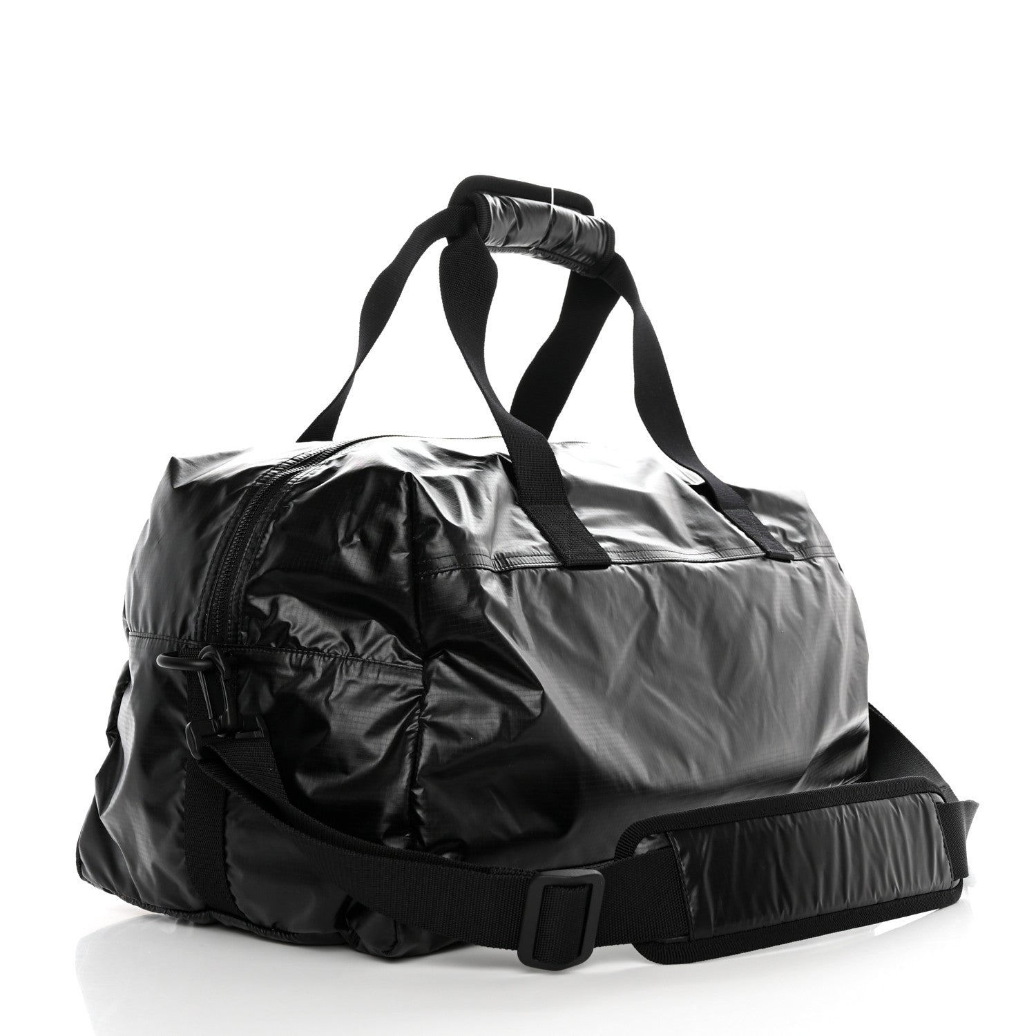Saint Laurent Nylon Nuxx Ripstop Duffle Black White 2 of 11