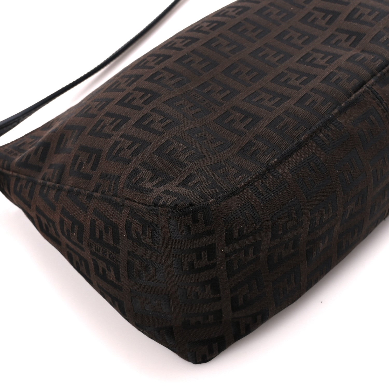 Fendi Zucchino Mini Pochette Tobacco Moro 8 of 9