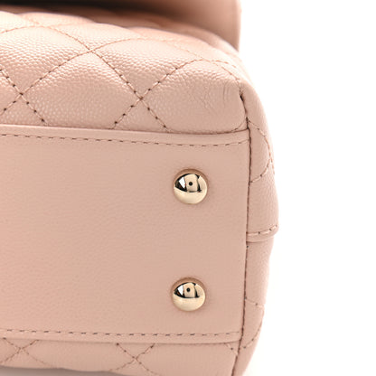 Chanel Caviar Quilted Mini Coco Handle Flap Pink 10 of 11
