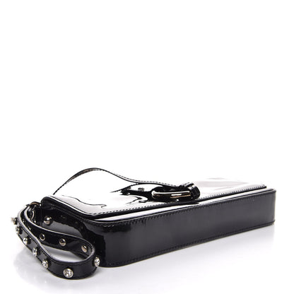 Dolce & Gabbana Patent Crystal Clutch Black 4 of 6