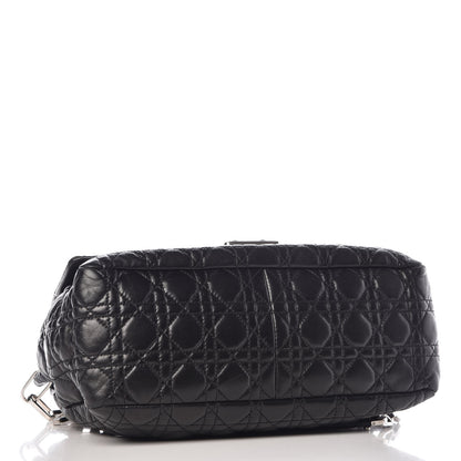 Christian Dior Lambskin Cannage Large New Lock Flap Black 4 of 7
