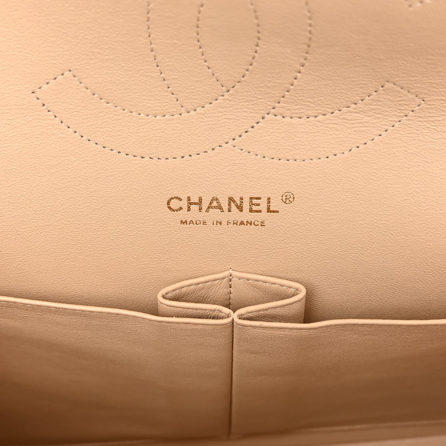 Chanel Caviar Quilted Jumbo Double Flap Beige Clair 5 of 13