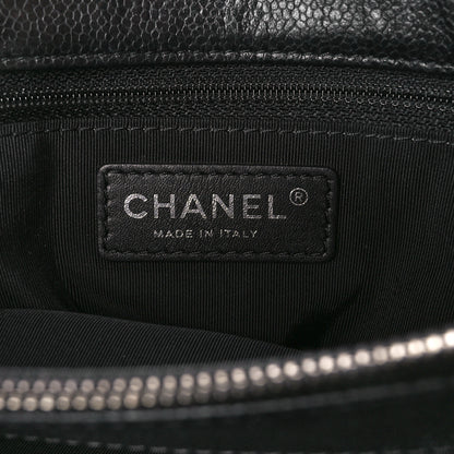 Chanel Caviar Quilted City Shopping Tote Black 6 of 10