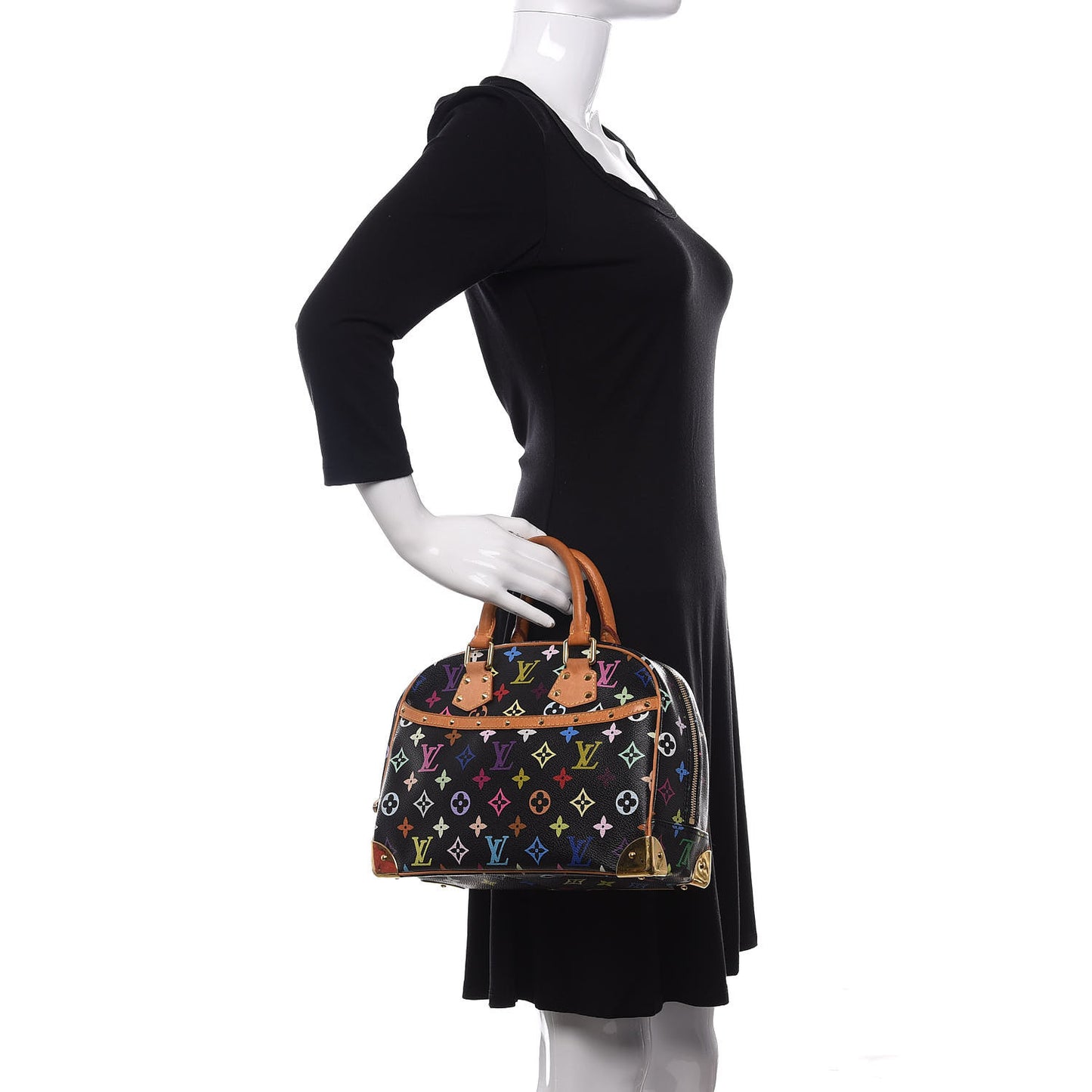 Monogram Multicolor Trouville Black