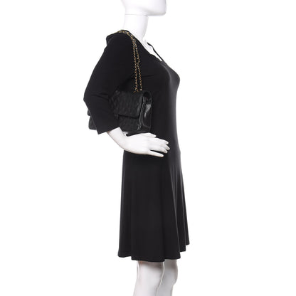 Chanel Caviar Quilted Medium Double Flap Black 2 of 10