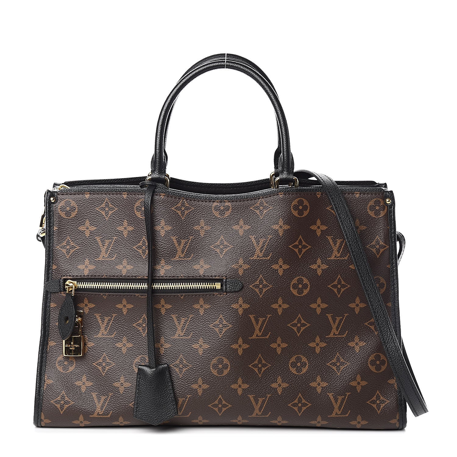 Louis Vuitton Monogram Popincourt MM Black 1 of 12