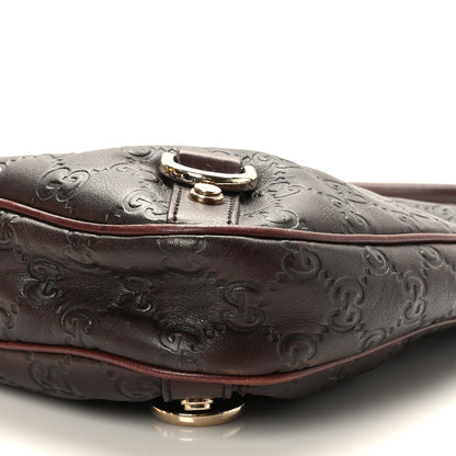 Gucci Guccissima Medium Abbey D Ring Hobo Chocolate 9 of 9