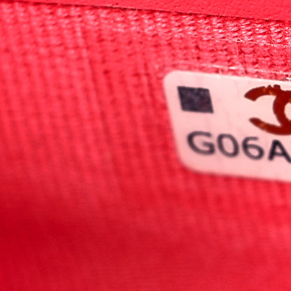 Chanel Caviar Quilted Perforated CC Zip Wallet White 8 of 13