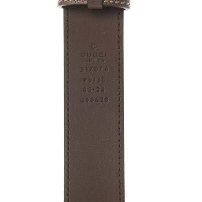 Gucci GG Supreme Monogram Web Small Ophidia Belt Bag 85 34 Dark Brown 10 of 11