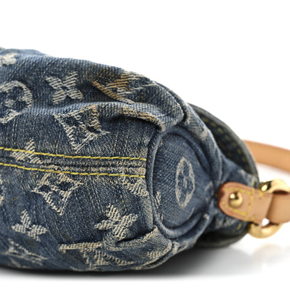 Louis Vuitton Monogram Denim Mini Pleaty Blue 9 of 10