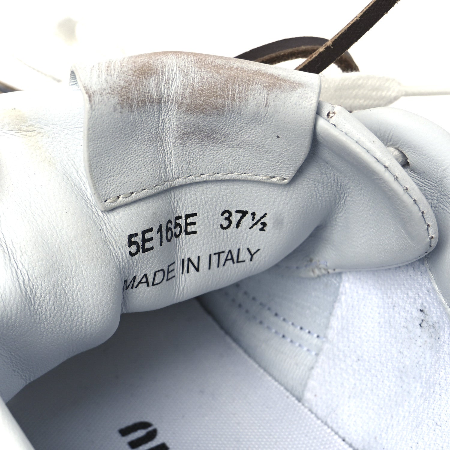 Miu Miu X NEW BALANCE Vitello Deco Bicolor 530 SL Sneakers 37.5 Black White 9 of 9