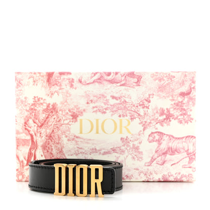 Christian Dior Calfskin D Fence Belt 80 32 Black 7 of 7