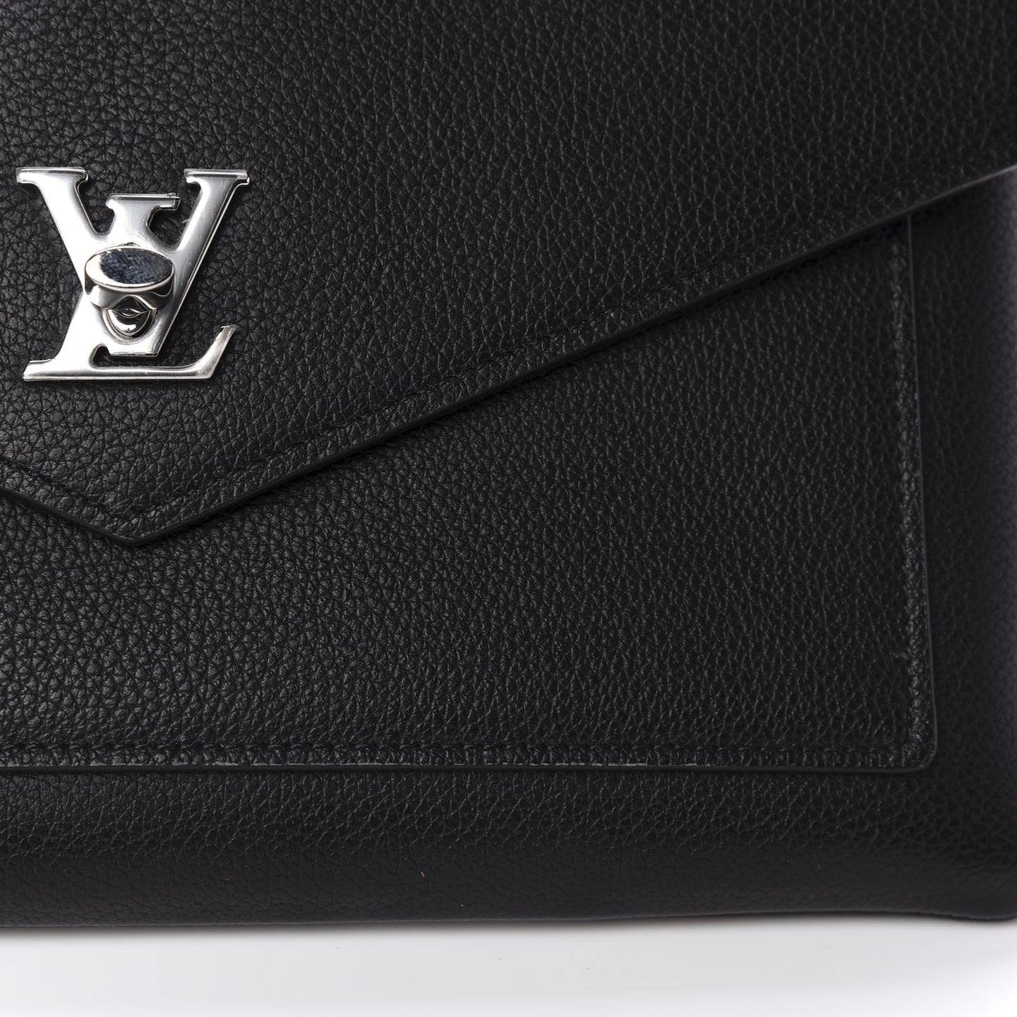 Soft Calfskin My Lockme Pochette Black