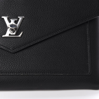 Louis Vuitton Soft Calfskin My Lockme Pochette Black 11 of 11