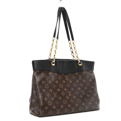 Louis Vuitton Monogram Pallas Shopper Black 3 of 10