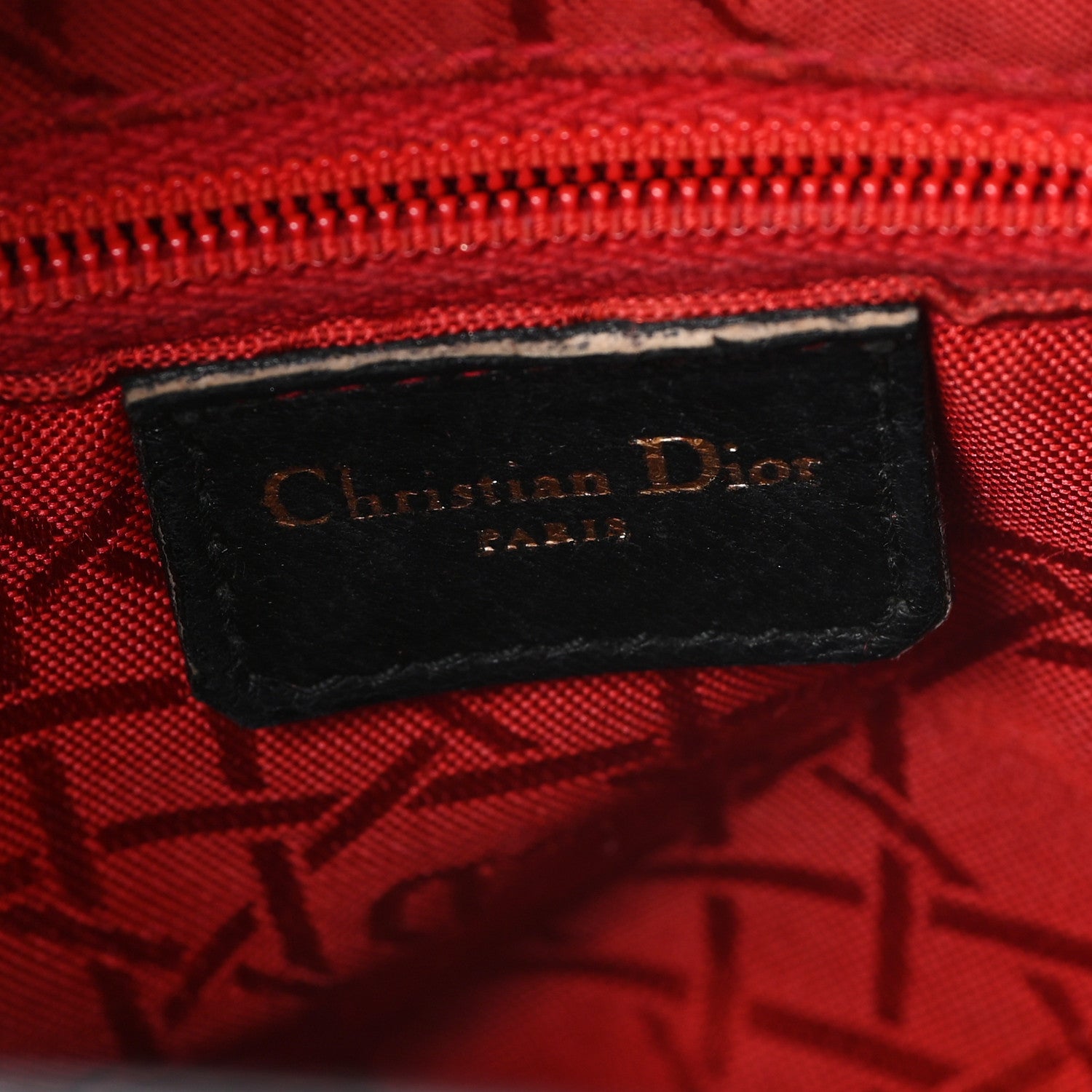 Christian Dior Lambskin Cannage Medium Lady Dior Black 6 of 12