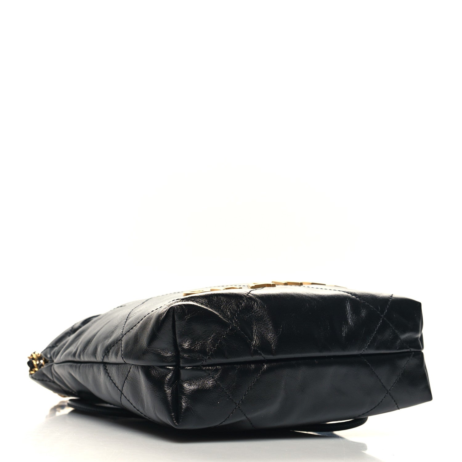 Chanel Shiny Calfskin Quilted Mini Chanel 22 Black 4 of 11