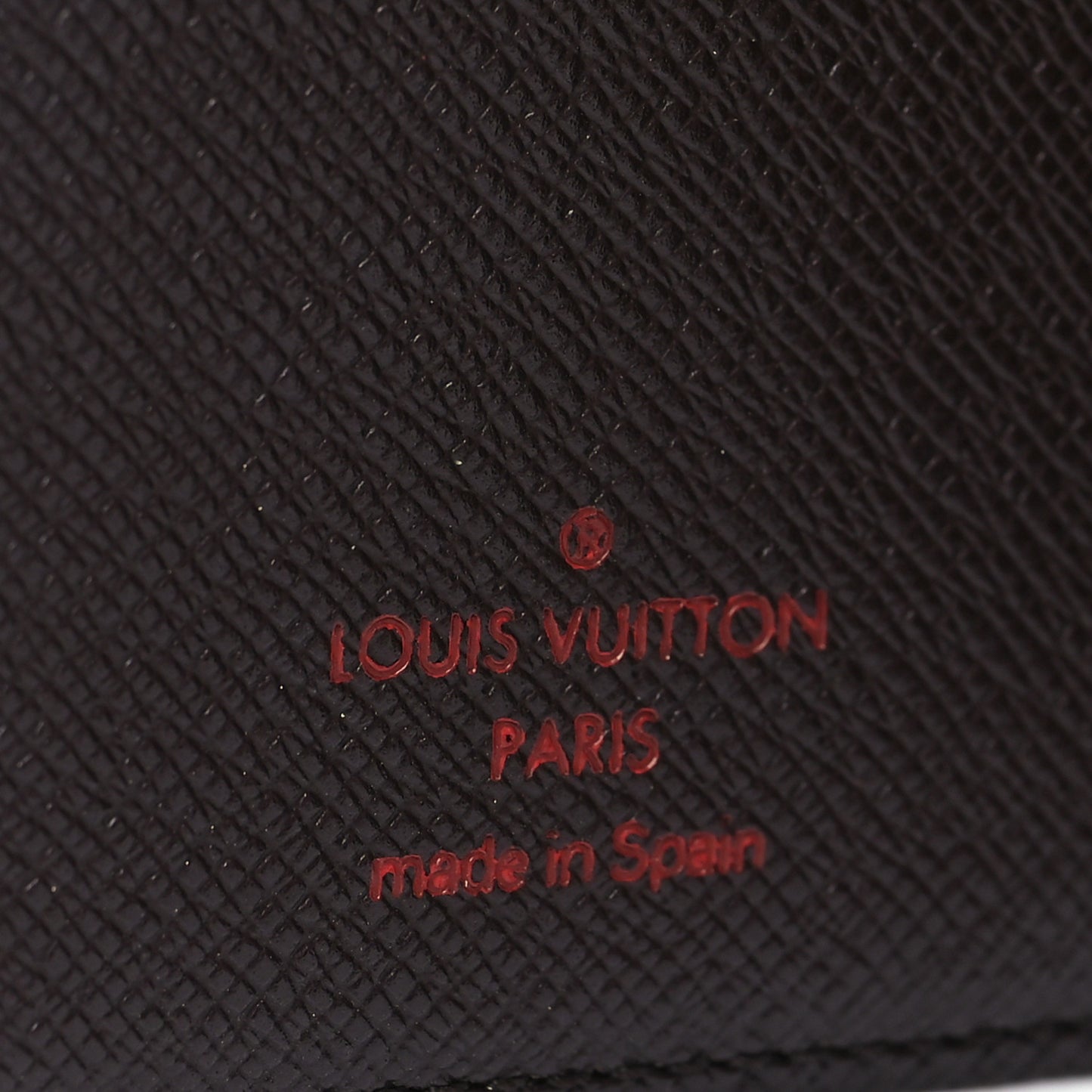 Damier Ebene Checkbook Cover Wallet