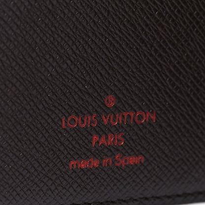 Louis Vuitton Damier Ebene Checkbook Cover Wallet 6 of 7