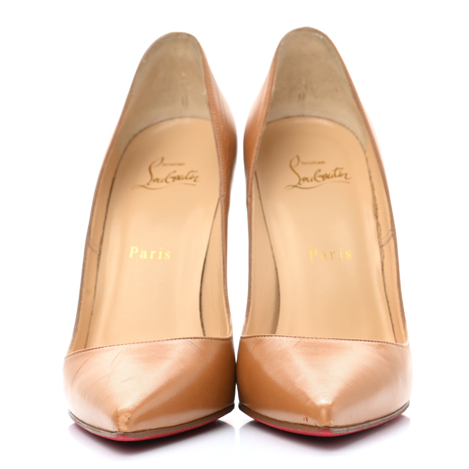Christian Louboutin Kid So Kate 120 Pumps 38 Nude 2 of 9
