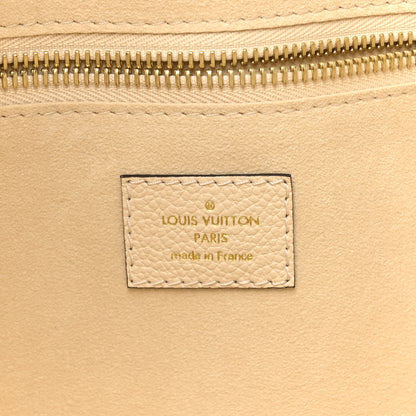 Louis Vuitton Empreinte Monogram Giant Neverfull MM Cream 7 of 10