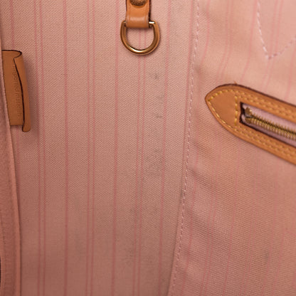 Louis Vuitton Damier Azur Neo Neverfull MM Rose Ballerine 15 of 20