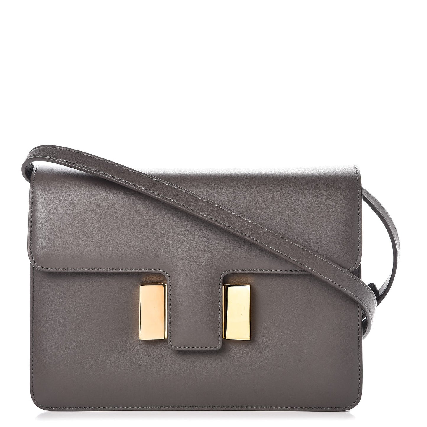 Calfskin Medium Sienna Crossbody Bag Graphite